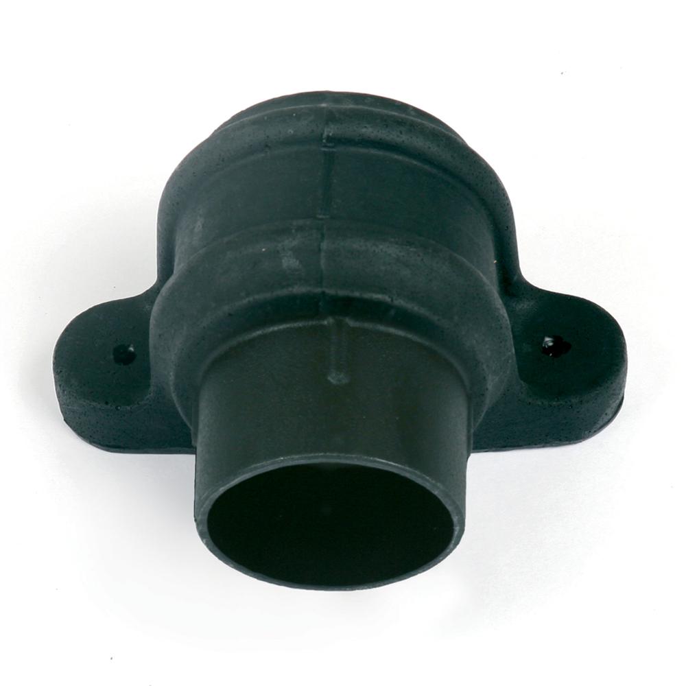 Pipe Coupler c/w Lugs 105mm Rnd C/Iron Style Black