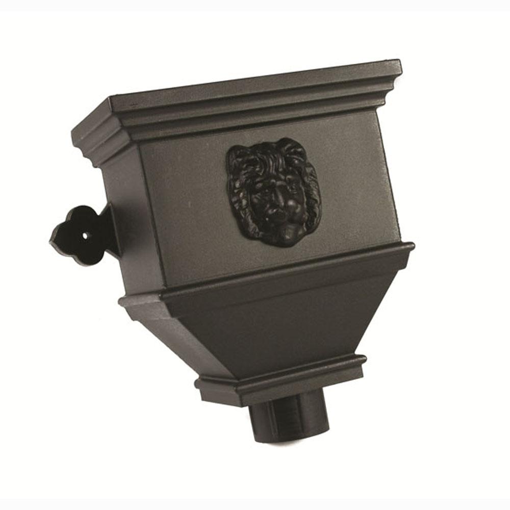 Bath Hopper Lion 105mm Rnd C/Iron Style Black