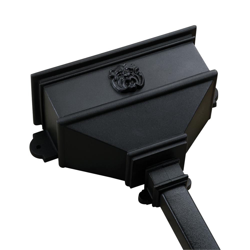 Long Hopper With Gargoyle C/Iron Style Black