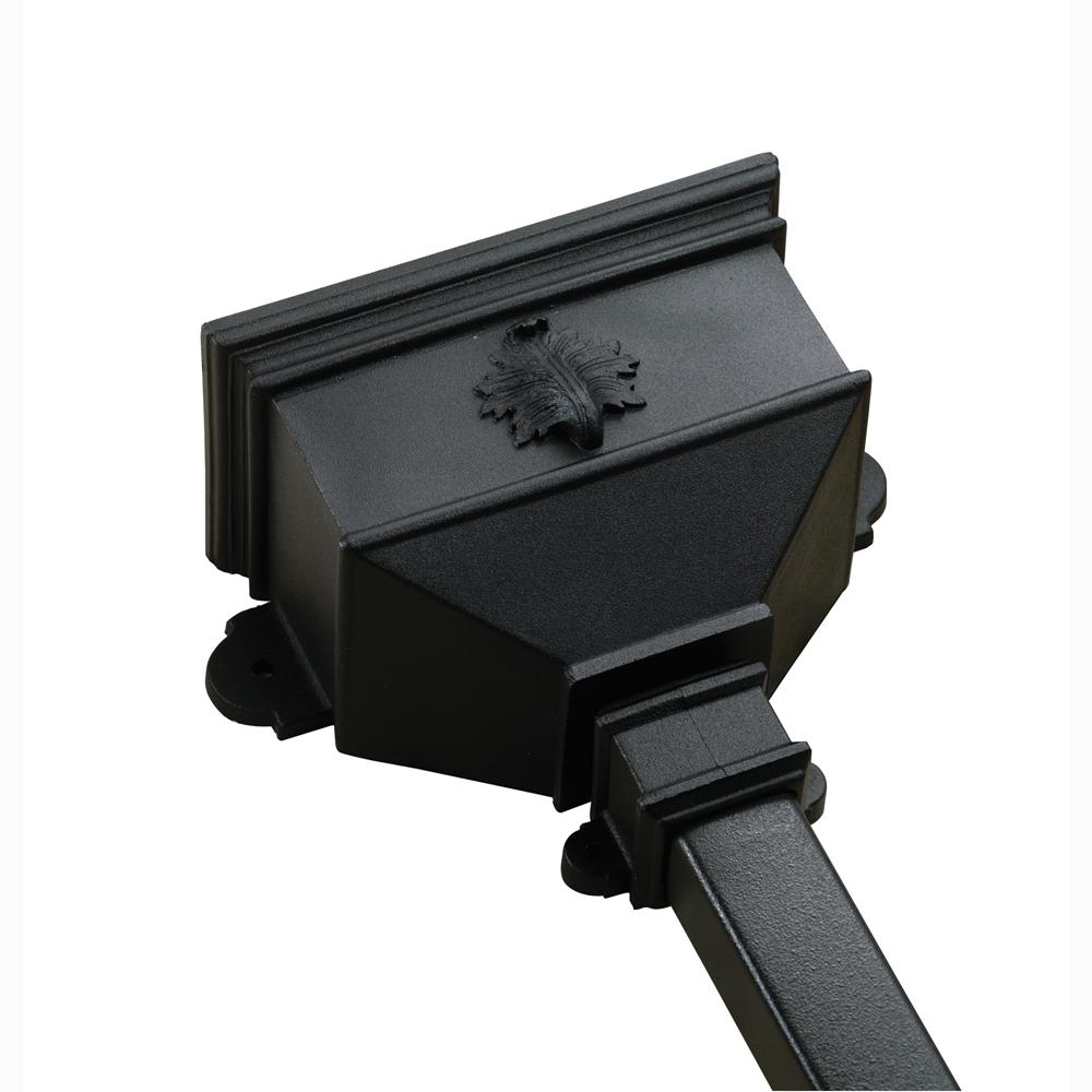 Small Hopper With Leaf C/Iron Style Black