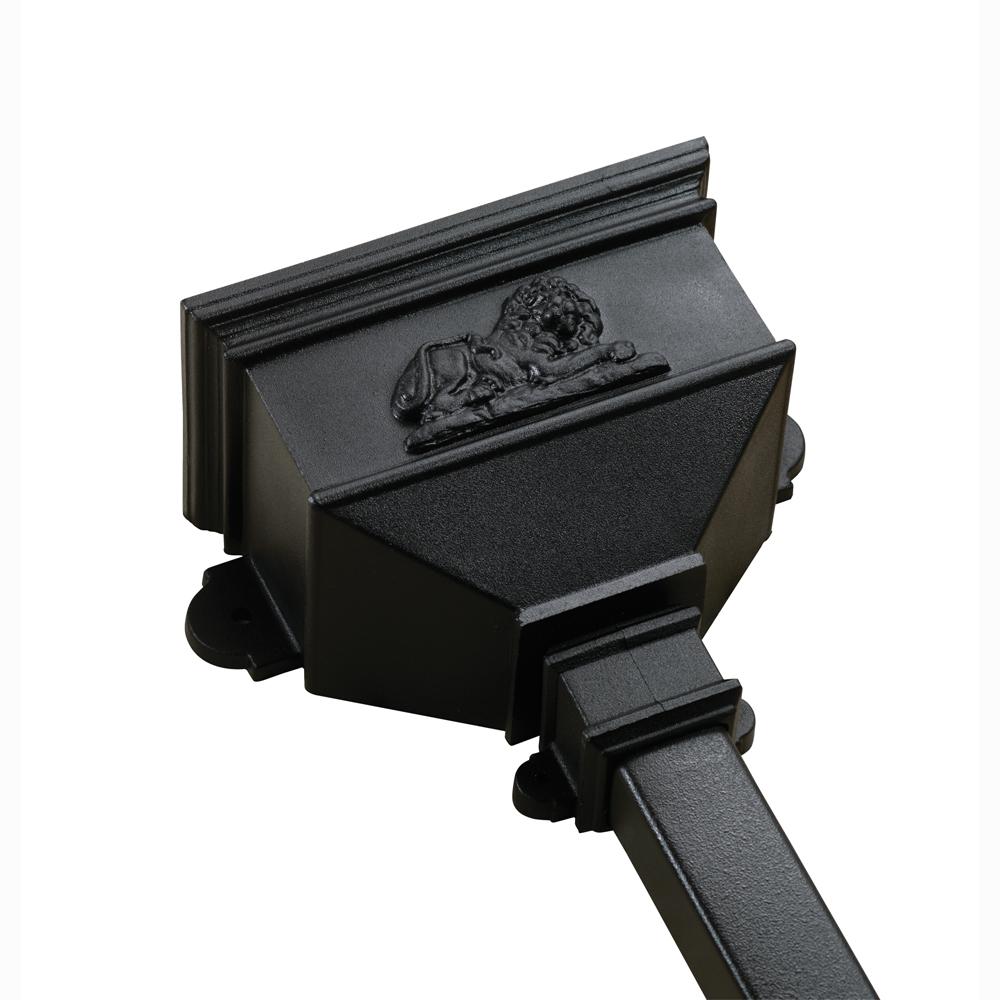 Small Hopper With Lion C/Iron Style Black