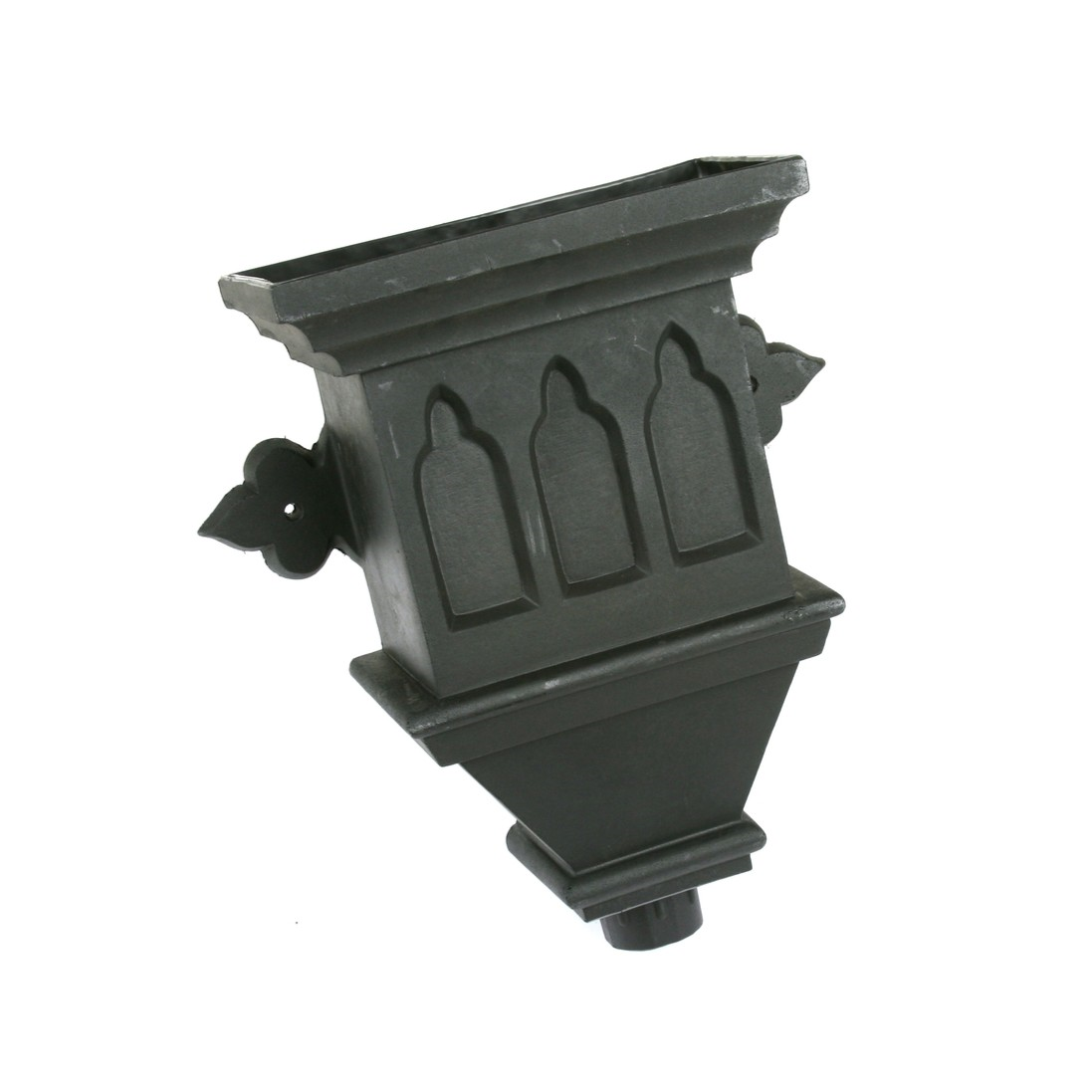 Gothic Planter C/Iron Style Black