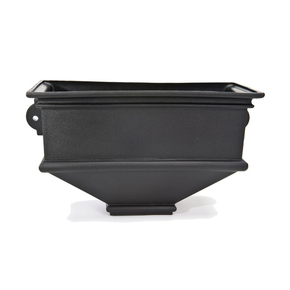 Long Box Planter C/Iron Style Black