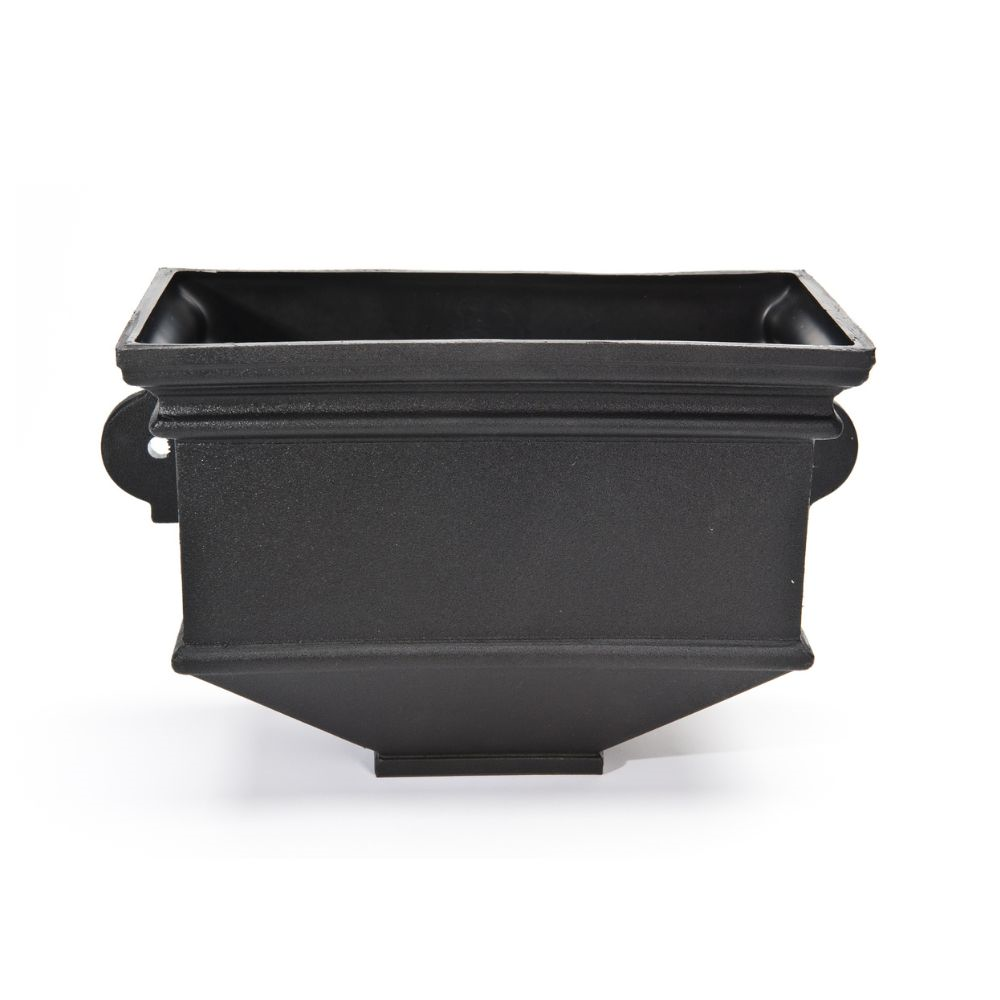 Short Box Planter C/Iron Style Black