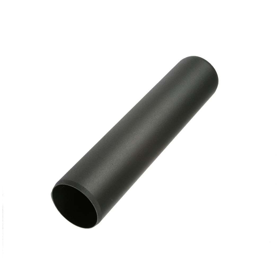 500mm Long Offest Pipe 110mm C/Iron Style Black