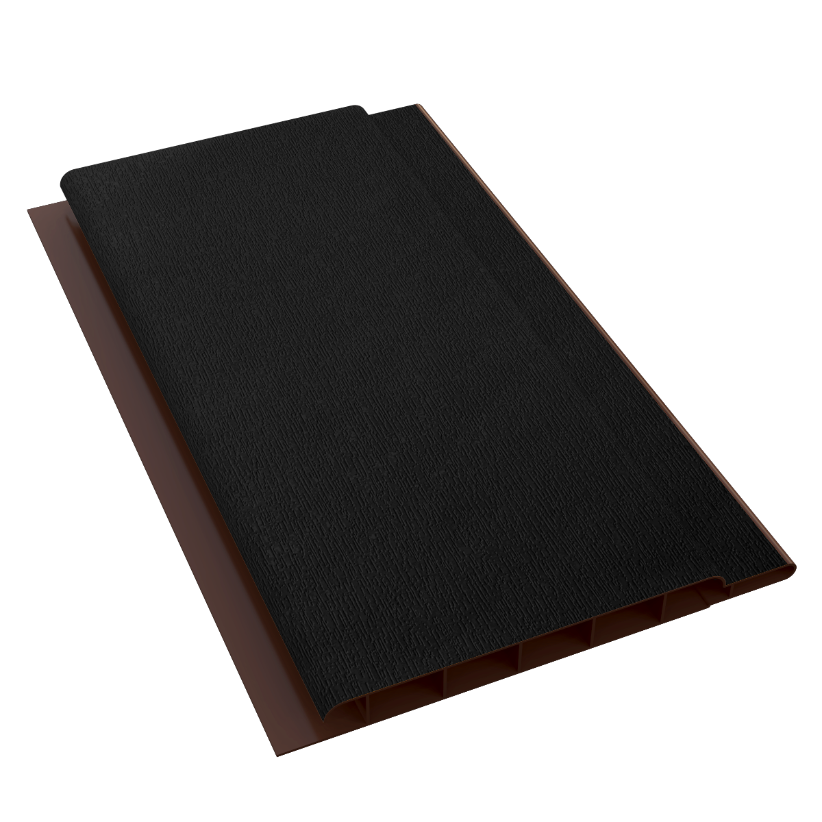 100mm Hollow Soffit x 5m Black Ash