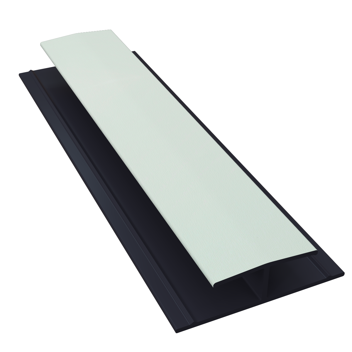 H' Trim Soffit Joiner x 5m Agate Grey