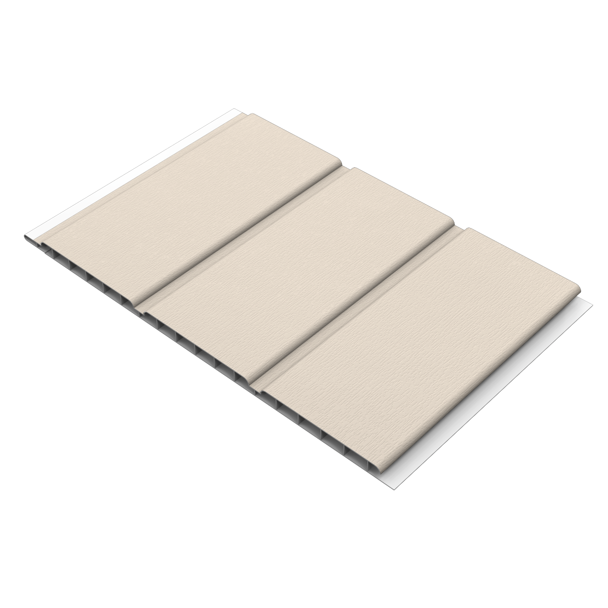 300mm Hollow Soffit x 5m Cream Grain