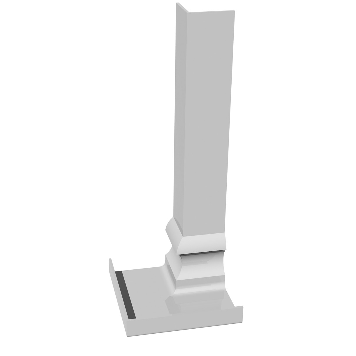 300mm Ogee Internal Corner White