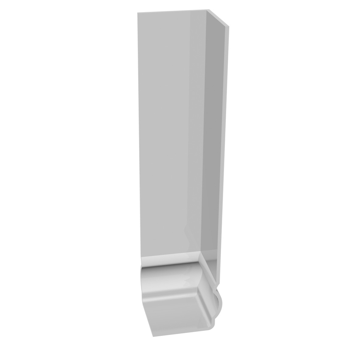 300mm Ogee External Corner White