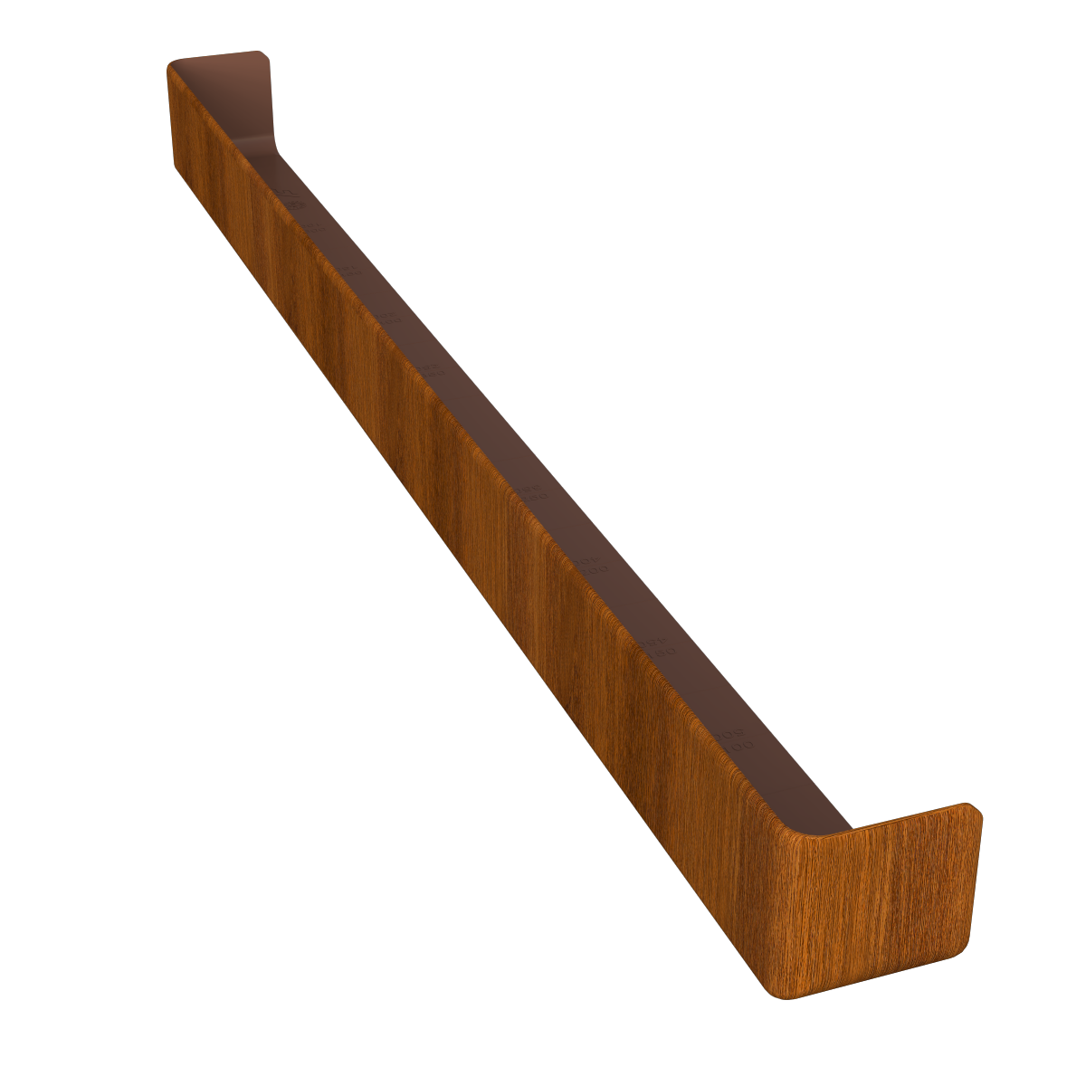 600mm Double External Corner Light Oak