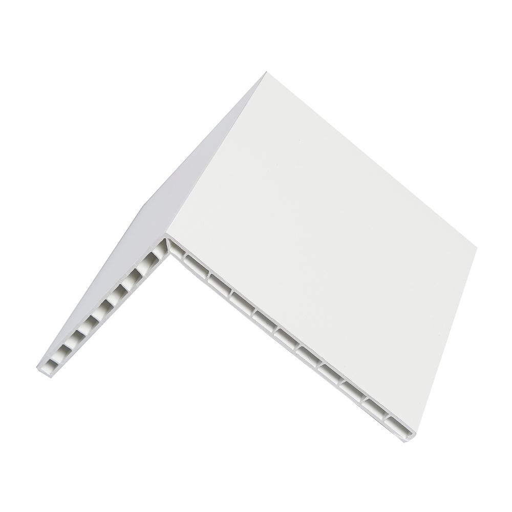 100 x 80mm Hollow Angle x 5m White