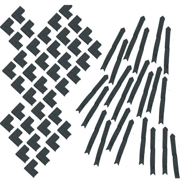 90' Architrave Corner Kit (40 Internal & 20 External) Anthracite