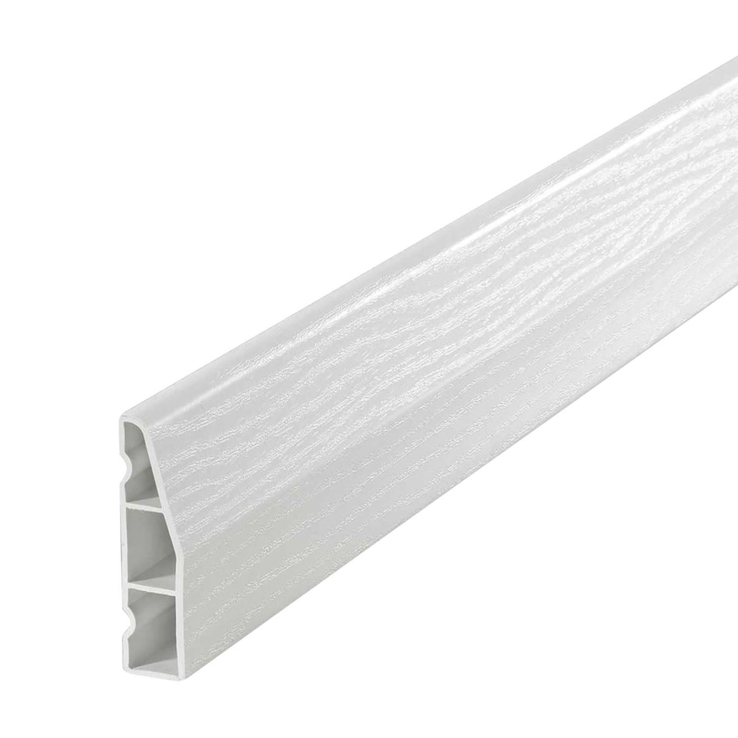 60mm Chamfered Architrave x 5.5m Satin White