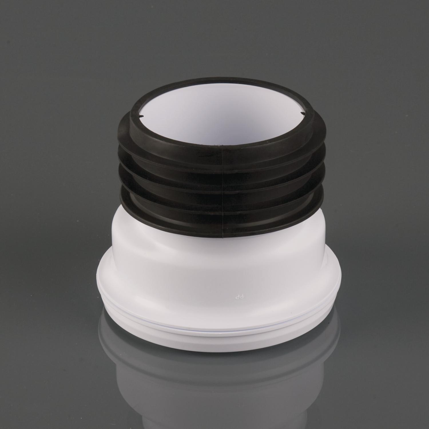 110mm Offset WC Adaptor White
