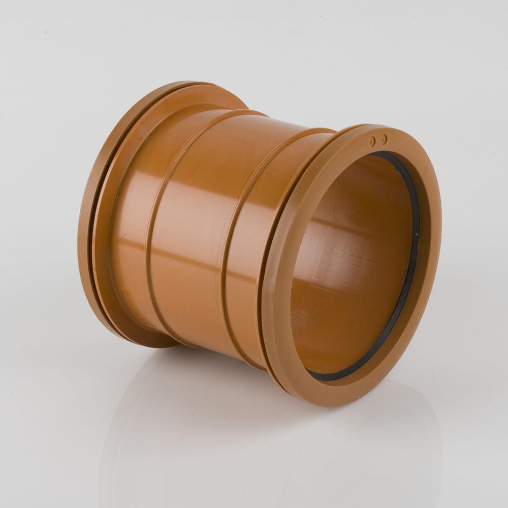 160mm Double Socket PVC Slip Coupler