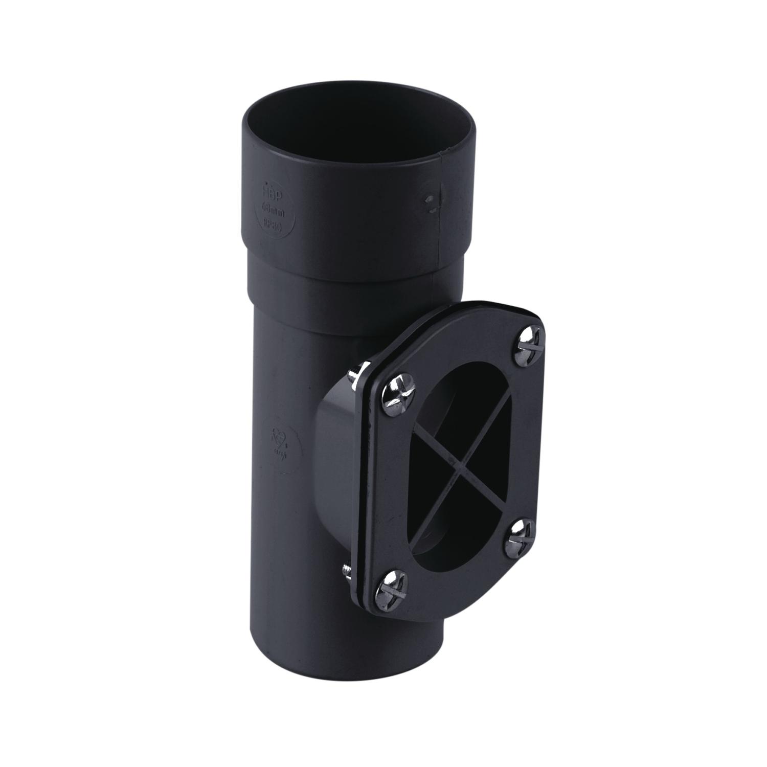 Access Pipe 68mm Round Anthracite Grey