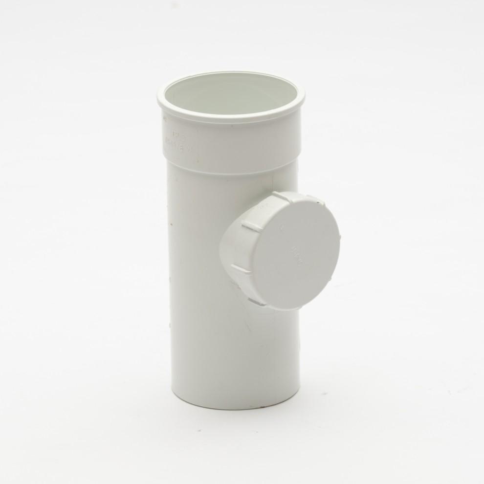 Access Pipe 68mm Round White