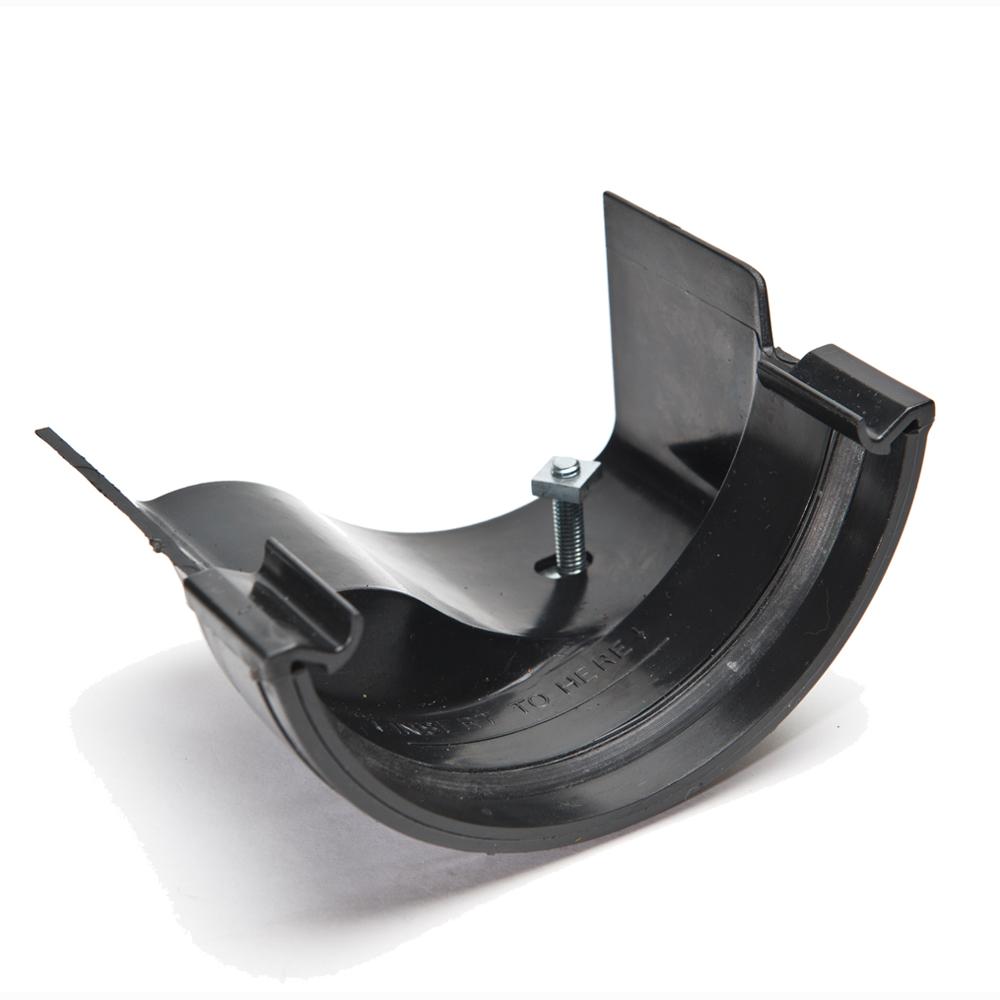 Roundstyle To L/H Ogee Gutter Black