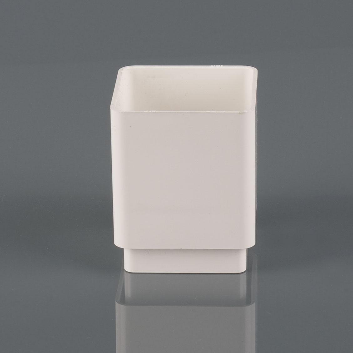 Connector 65mm Square White