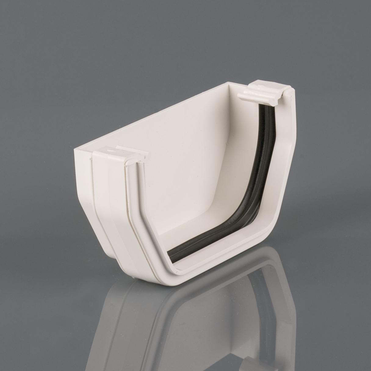 External Stopend Squarestyle White