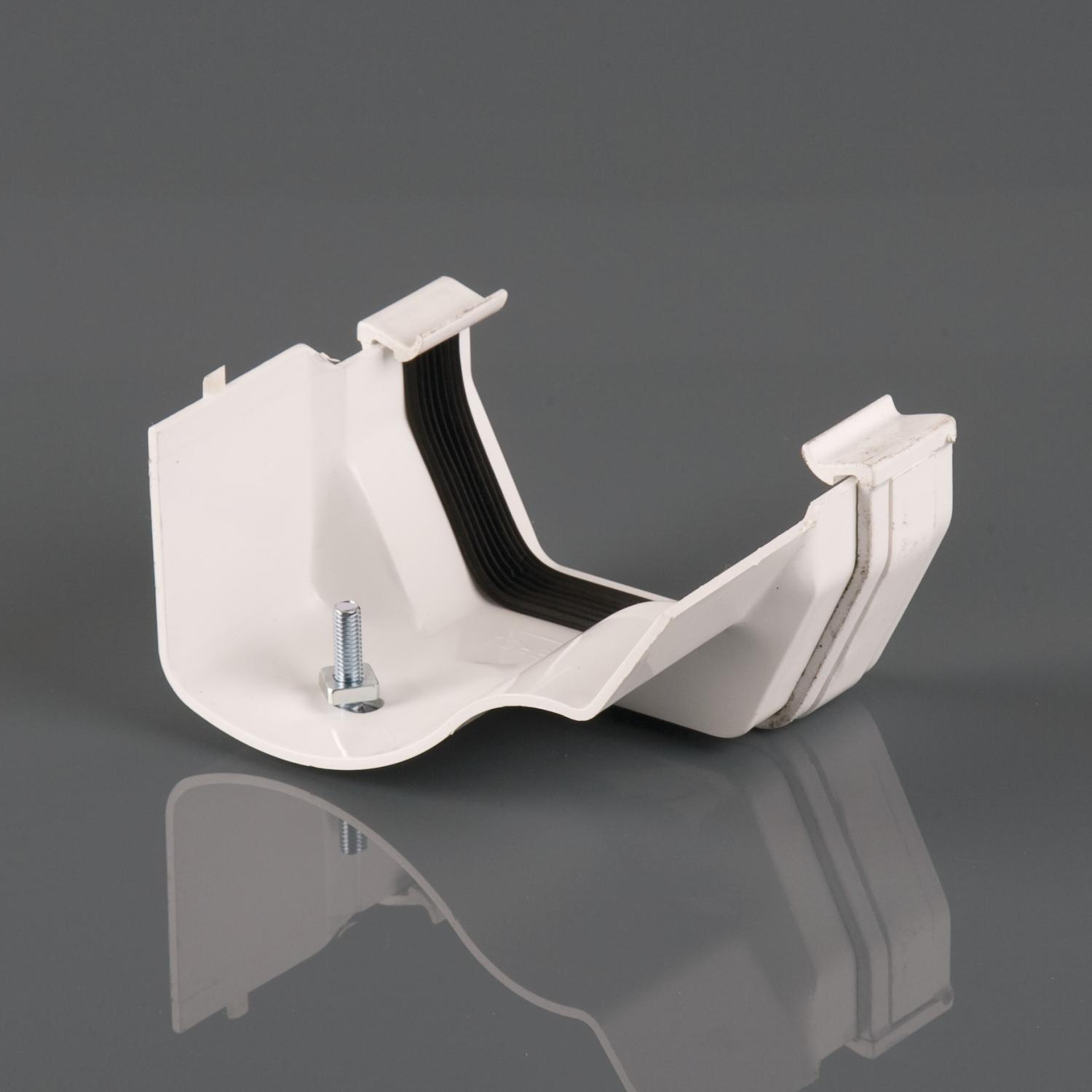 Squarestyle To L/H Ogee Gutter White