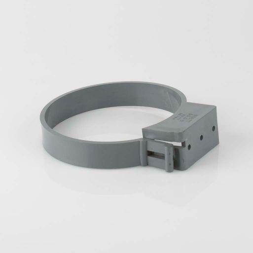 Single Fixing Soil Pipe Bracket 160mm Grey