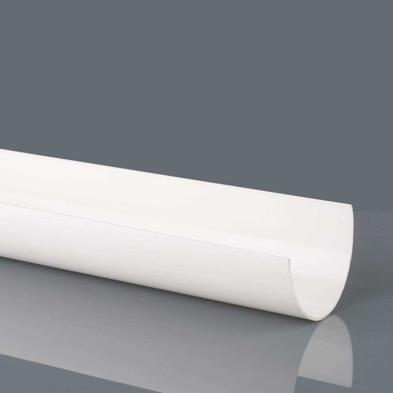 4m Gutter Deepstyle White