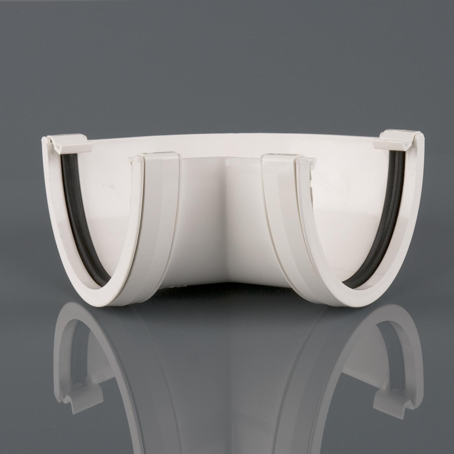 120° Gutter Angle Deepstyle White