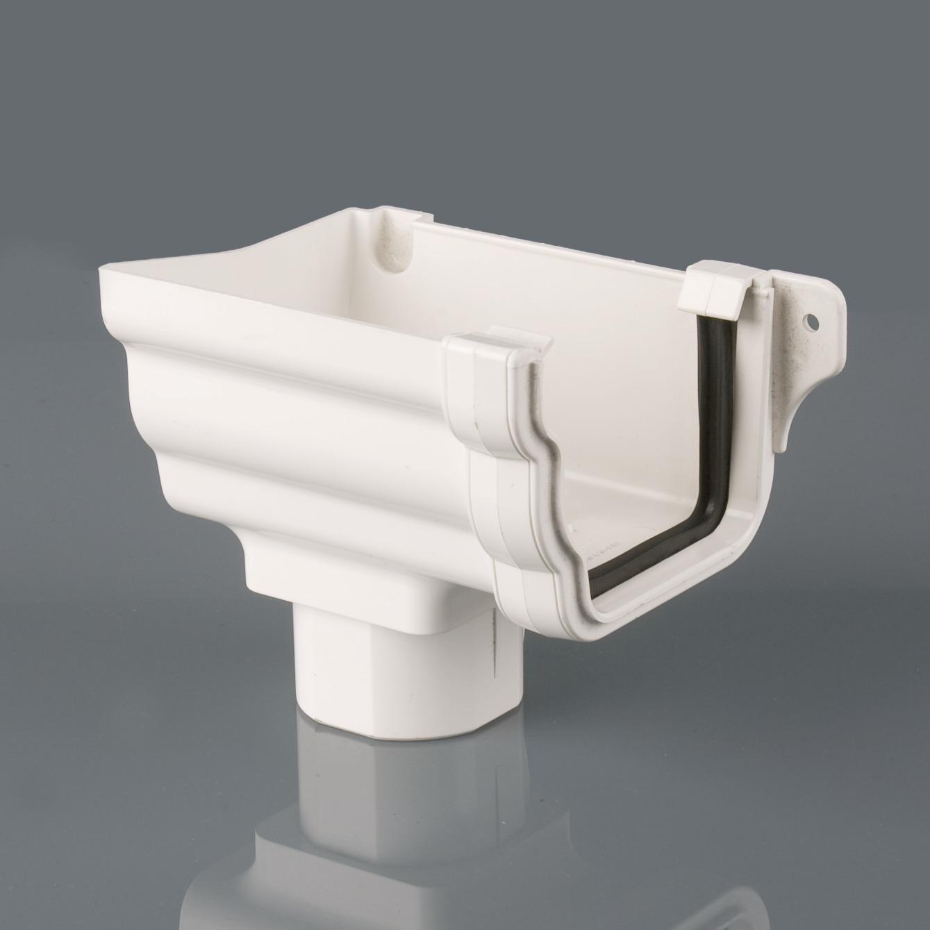 L/H Stopend Outlet Prostyle White