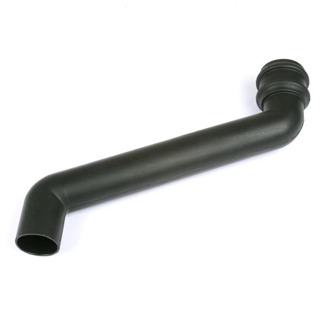 380mm Offset 105mm Rnd C/Iron Style Black