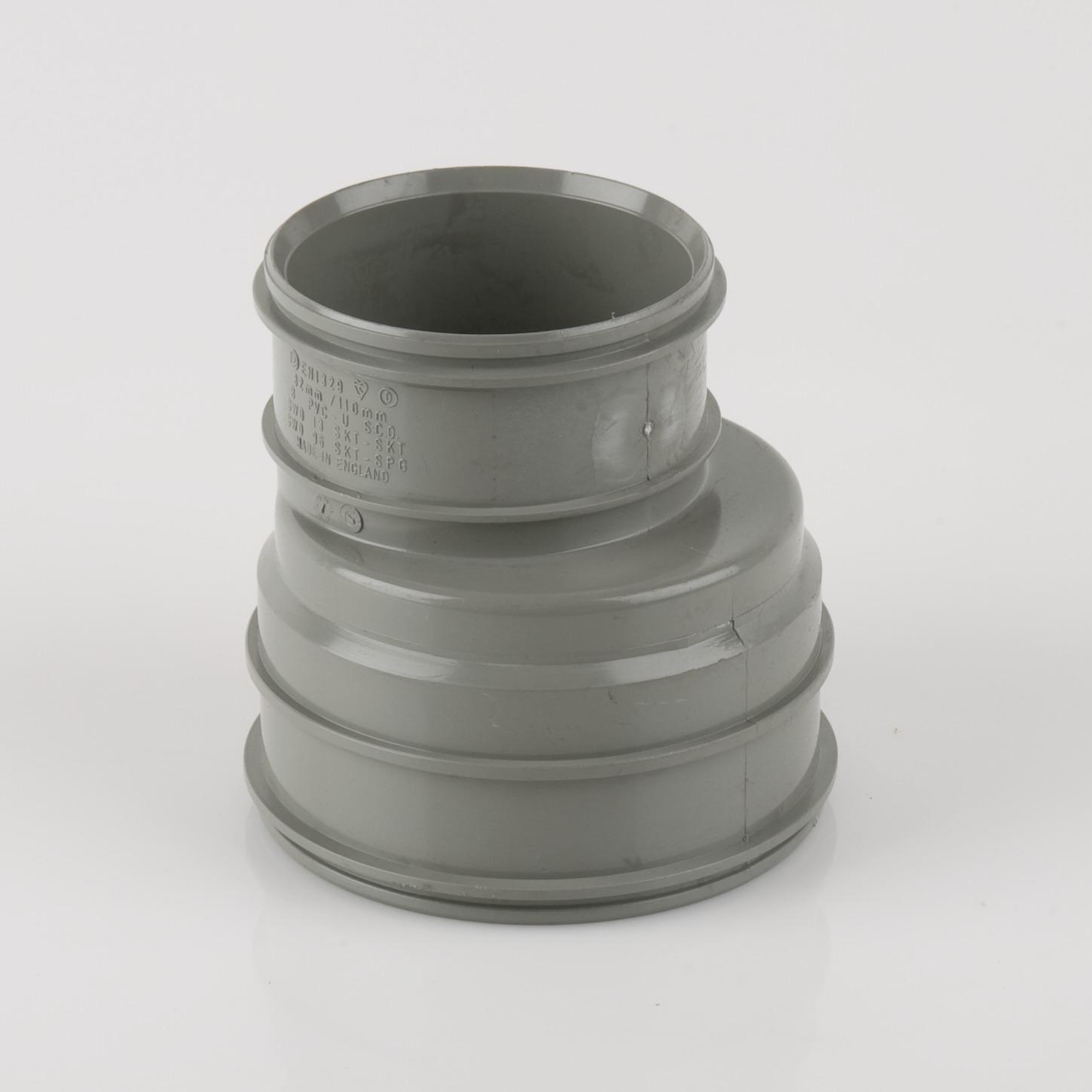 110mm x 82.4mm Reducer Single Socket Grey Olive