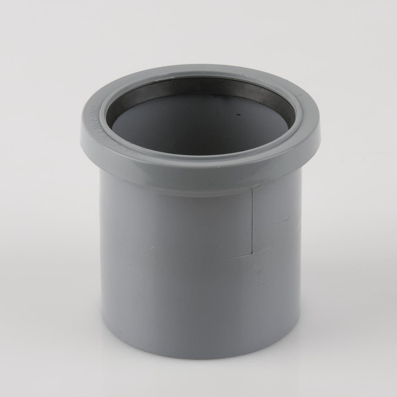 Single Socket Coupler 82.4mm Soil Grey
