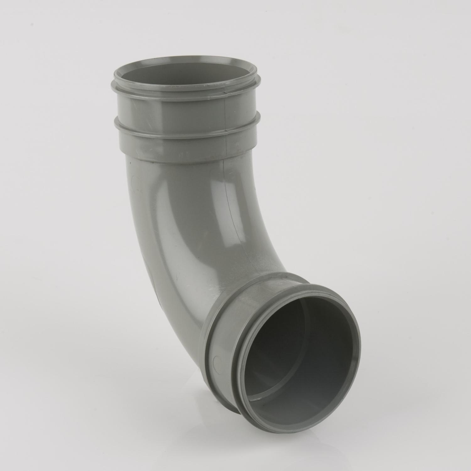 92.5° Double Socket Bend 82.4mm Grey Olive