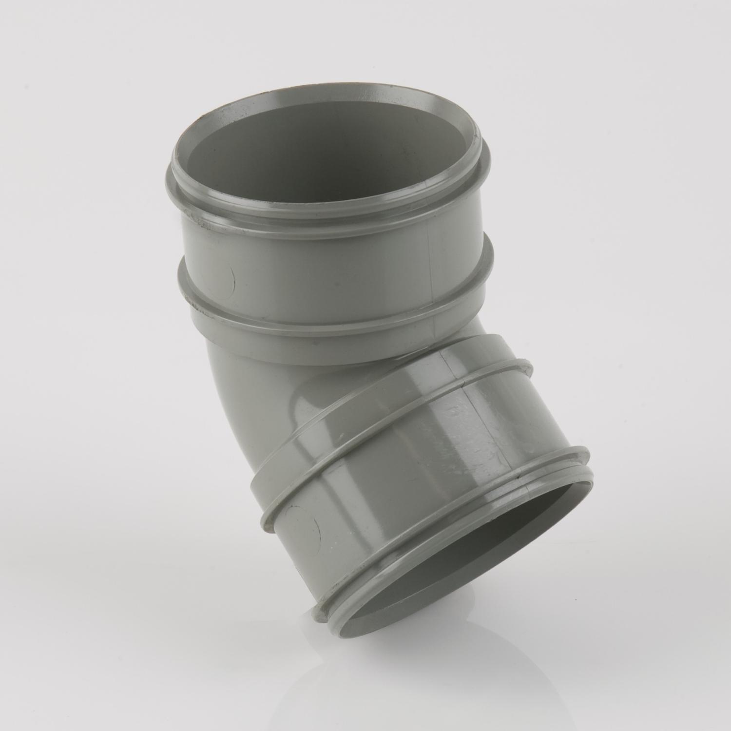 135° Double Socket Bend 82.4mm Grey Olive