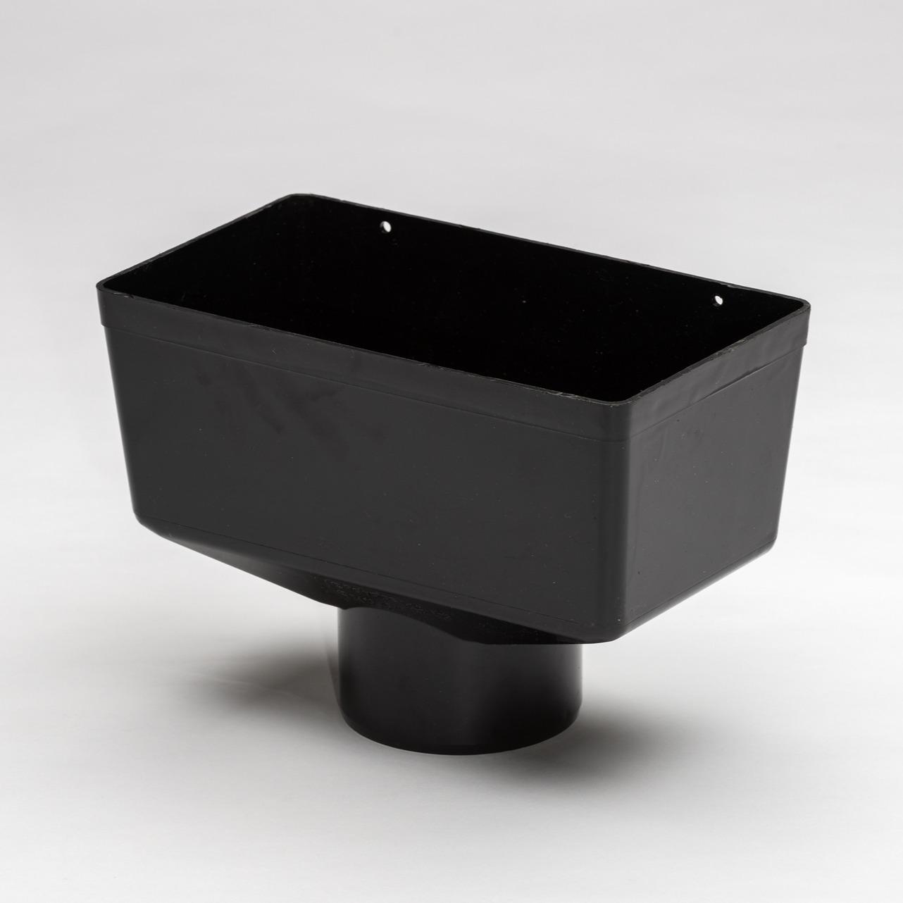 Rainwater Head 110mm Black