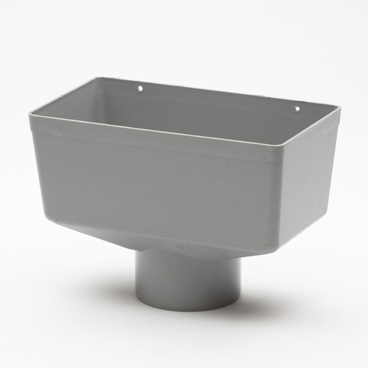Rainwater Head 110mm Grey