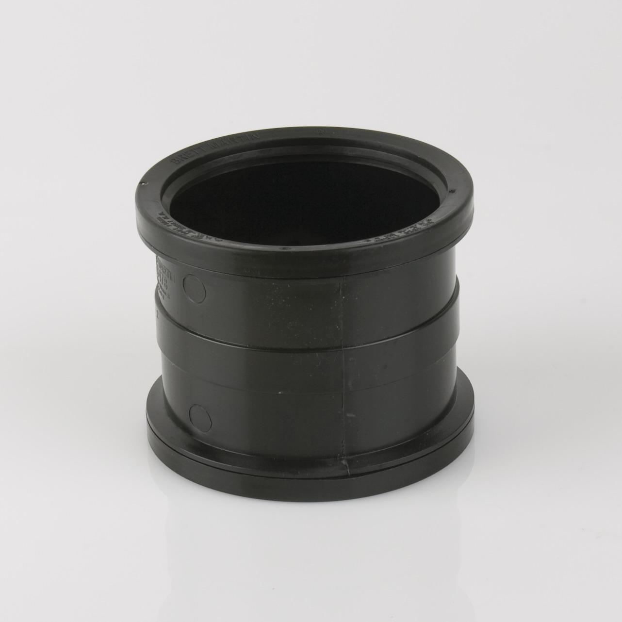 D/Socket Slip Coupler 110mm Soil Black