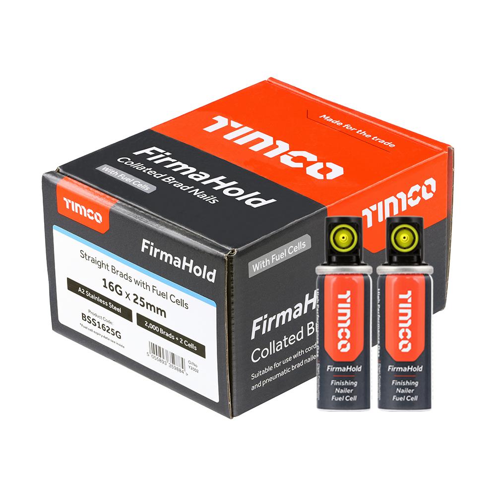 FirmaHold ST Brad & Gas A2 SS 16g x 25/2BFC Pk2000