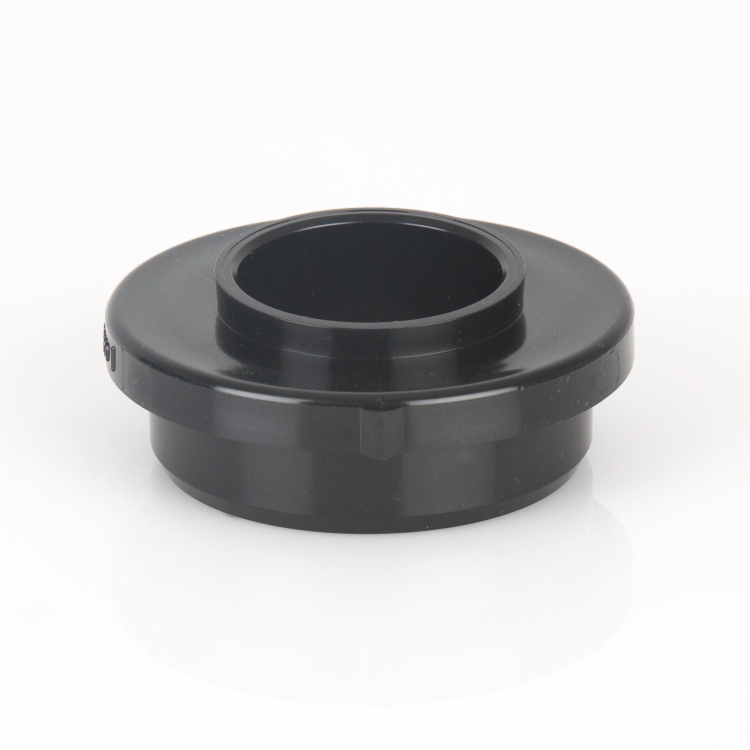 32mm x 2.5° Angled Solvent Weld Waste Adaptor Black
