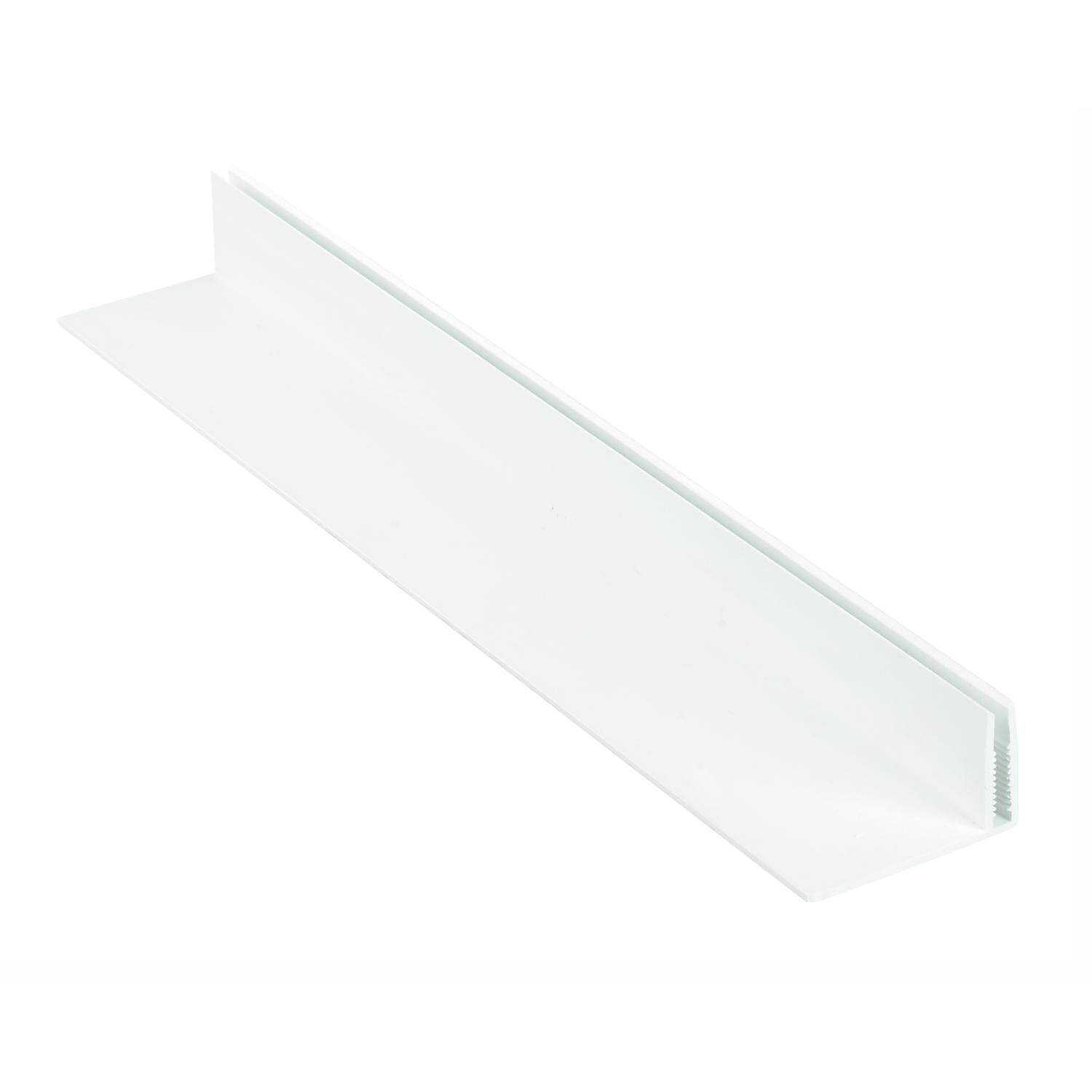 2-Part Top Edge Trim (Per 5m Length) x 5m White