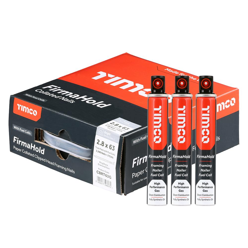 FirmaHold Nail & Gas RG BRT 2.8 x 63/3CFC Pk3300