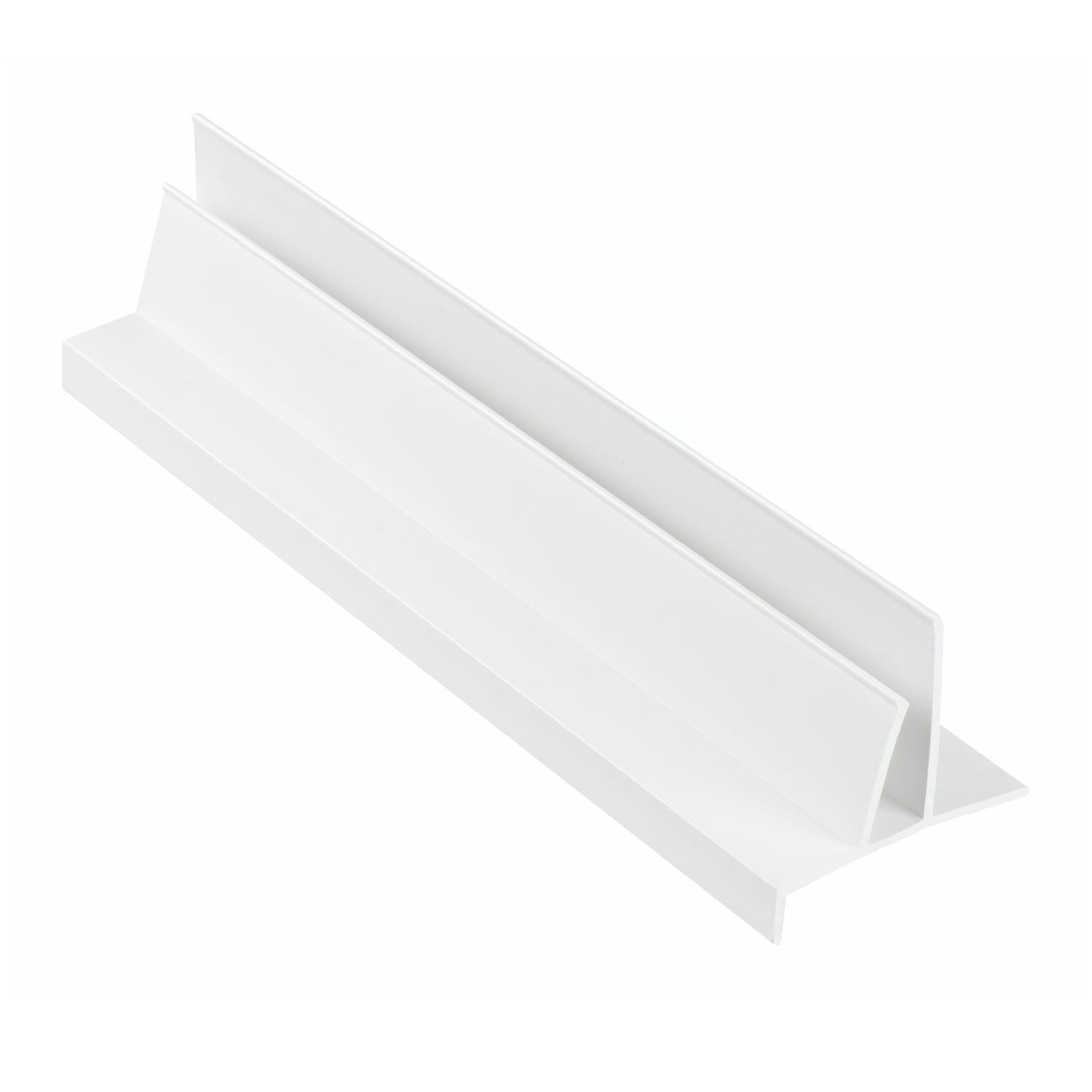 Starter Trim With Batten Cover & Drip Trim x 6m White