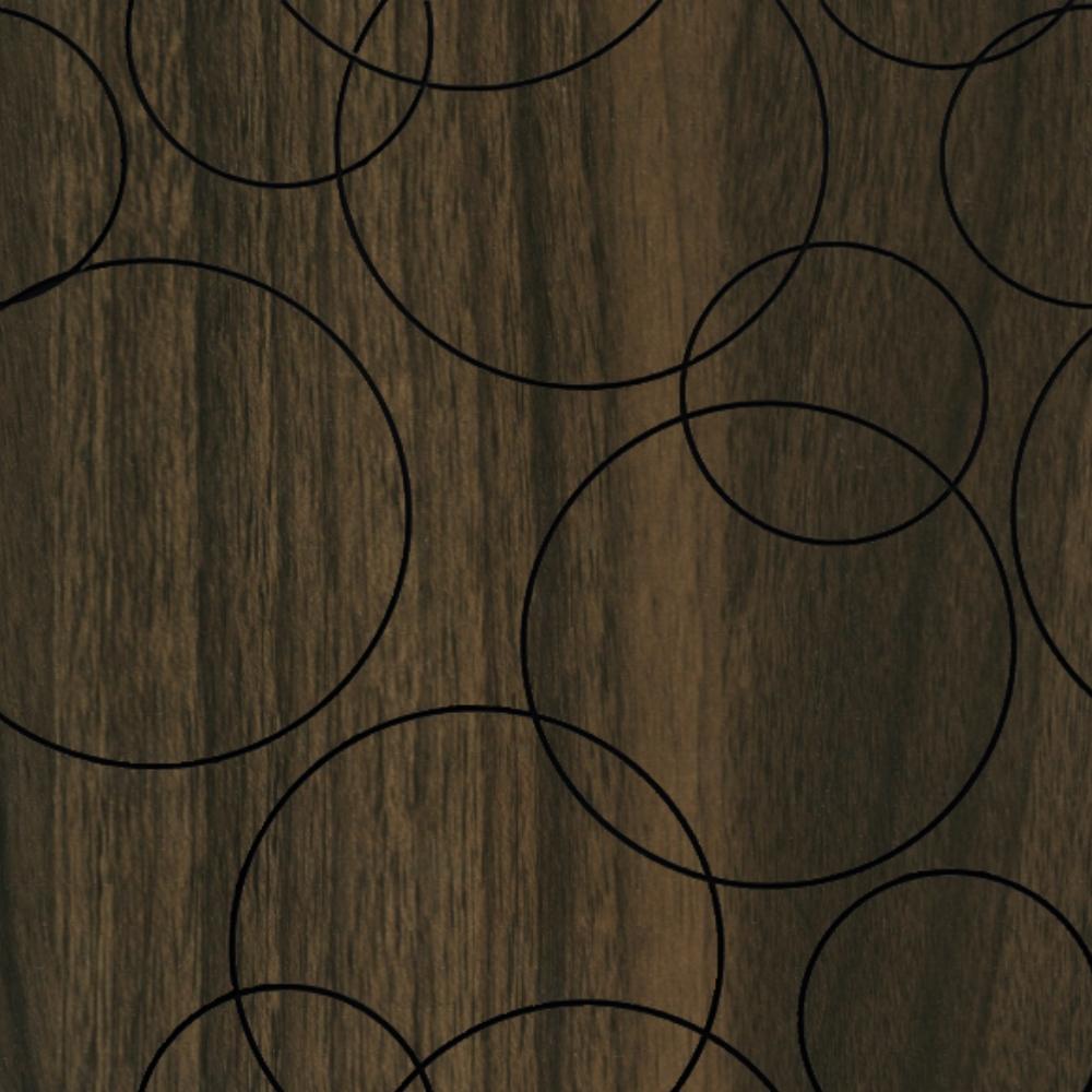 Bubble Wall Tile 600 x 600 x 8mm Walnut