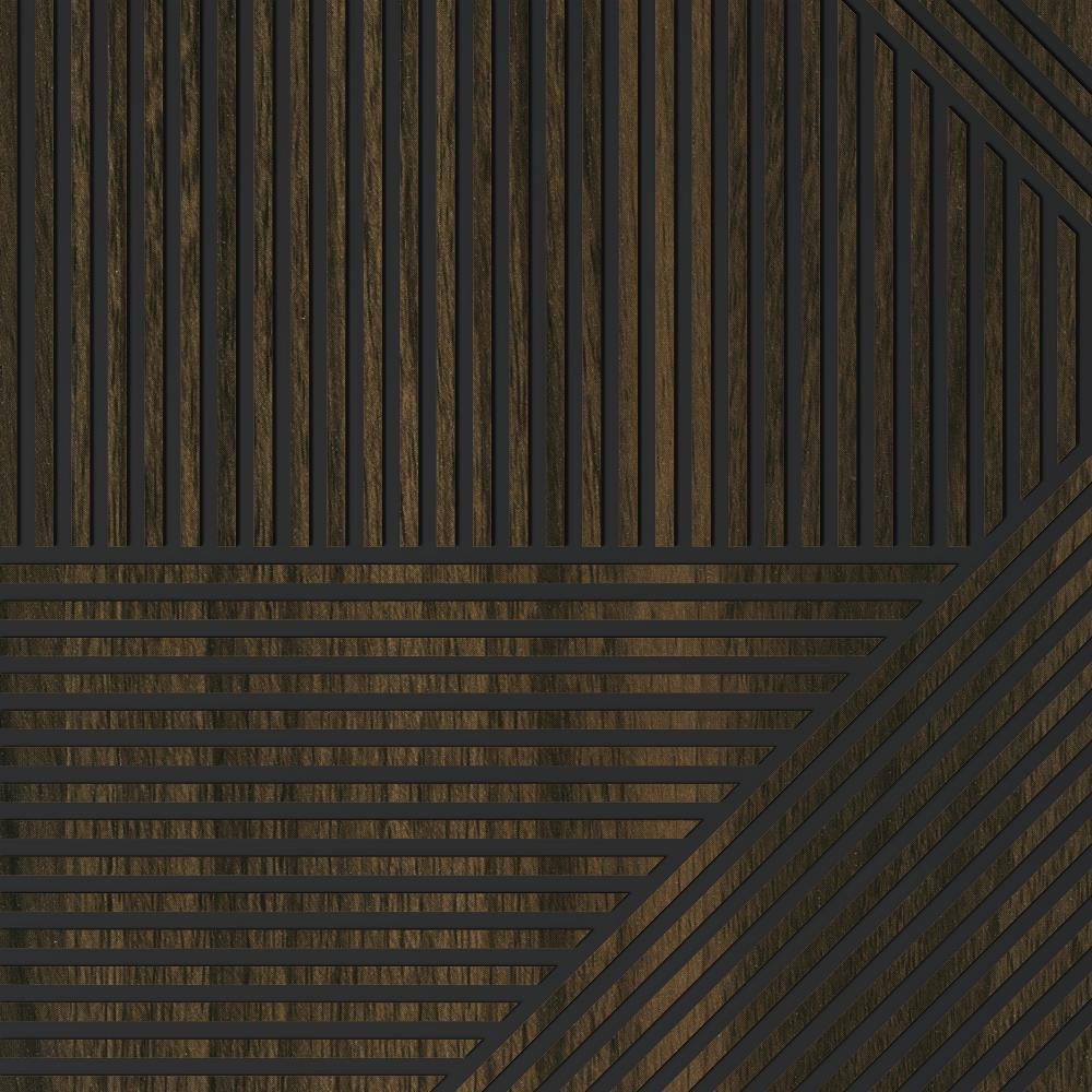 Puzzle Wall Tile 600 x 600 x 9mm Walnut