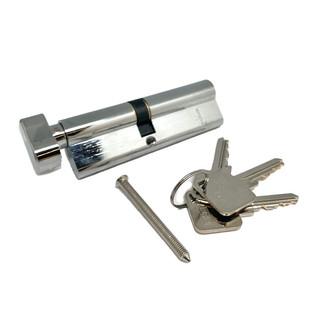 Eurospec 6 Pin Thumb Turn Cylinder 45/55 Chrome