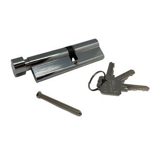Eurospec 6 Pin Thumb Turn Cylinder 55/45 Chrome