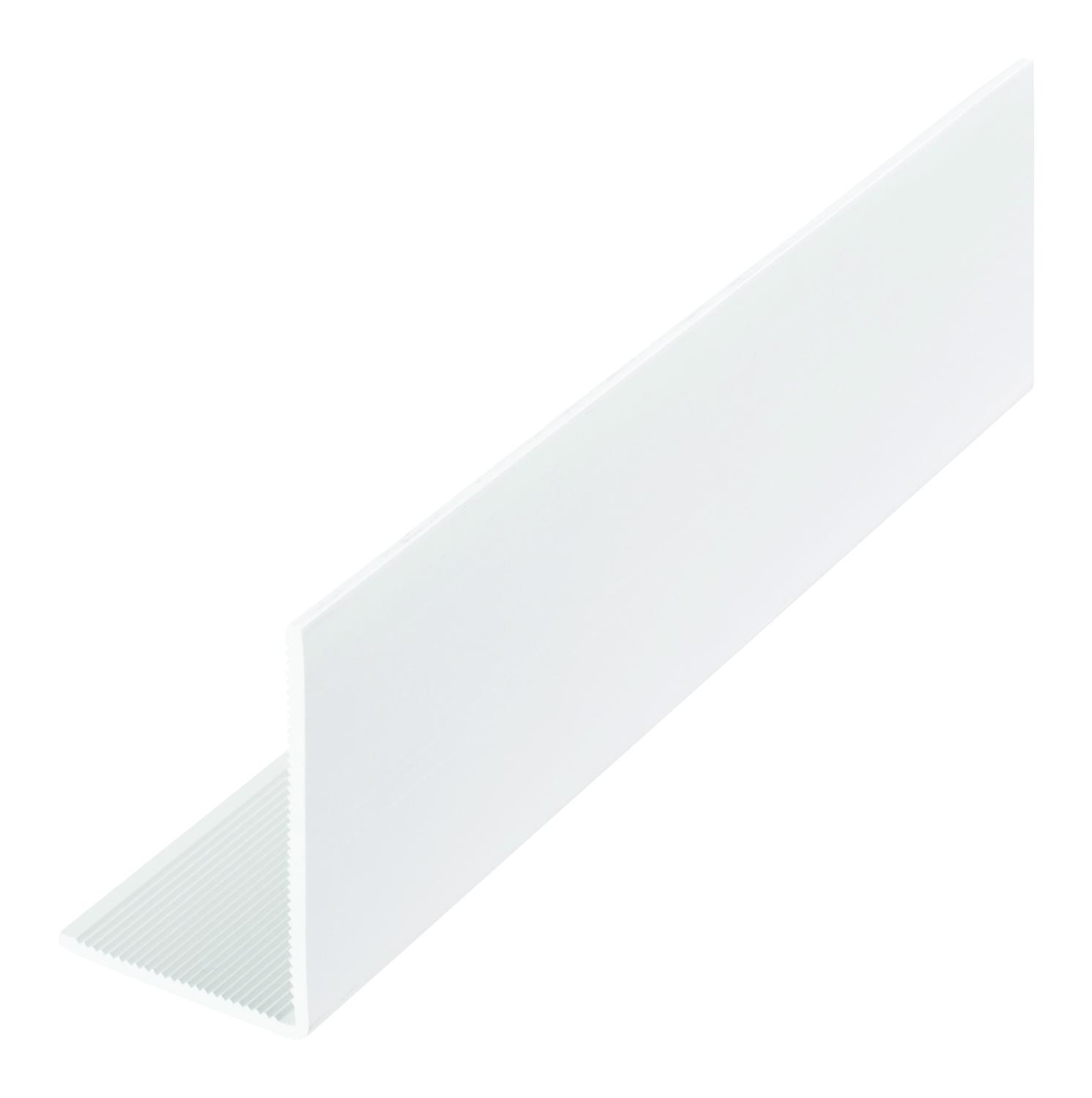 60mm x 40mm x 3mm Angle x 6m White