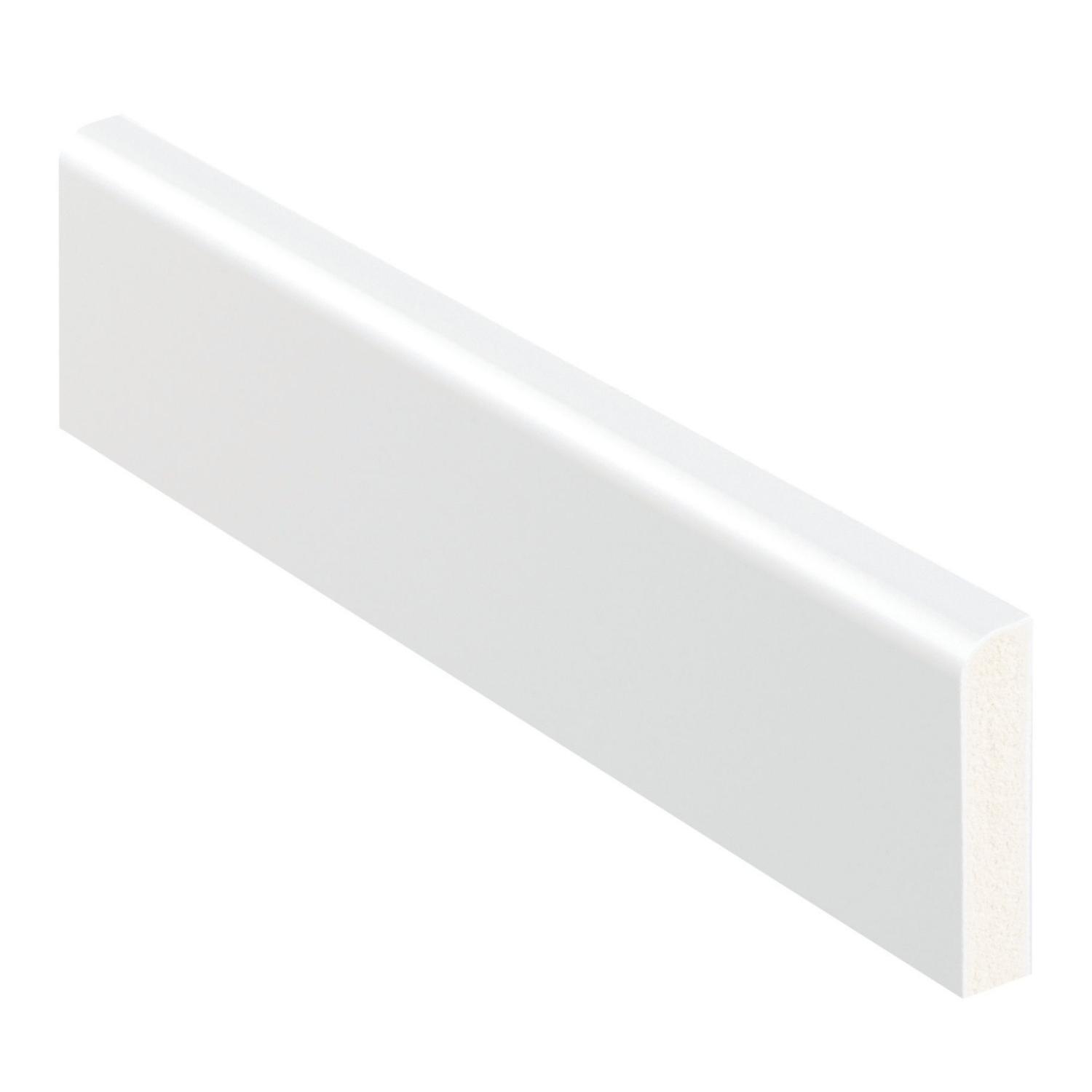 45mm x 9mm Bullnose Architrave x 5m White