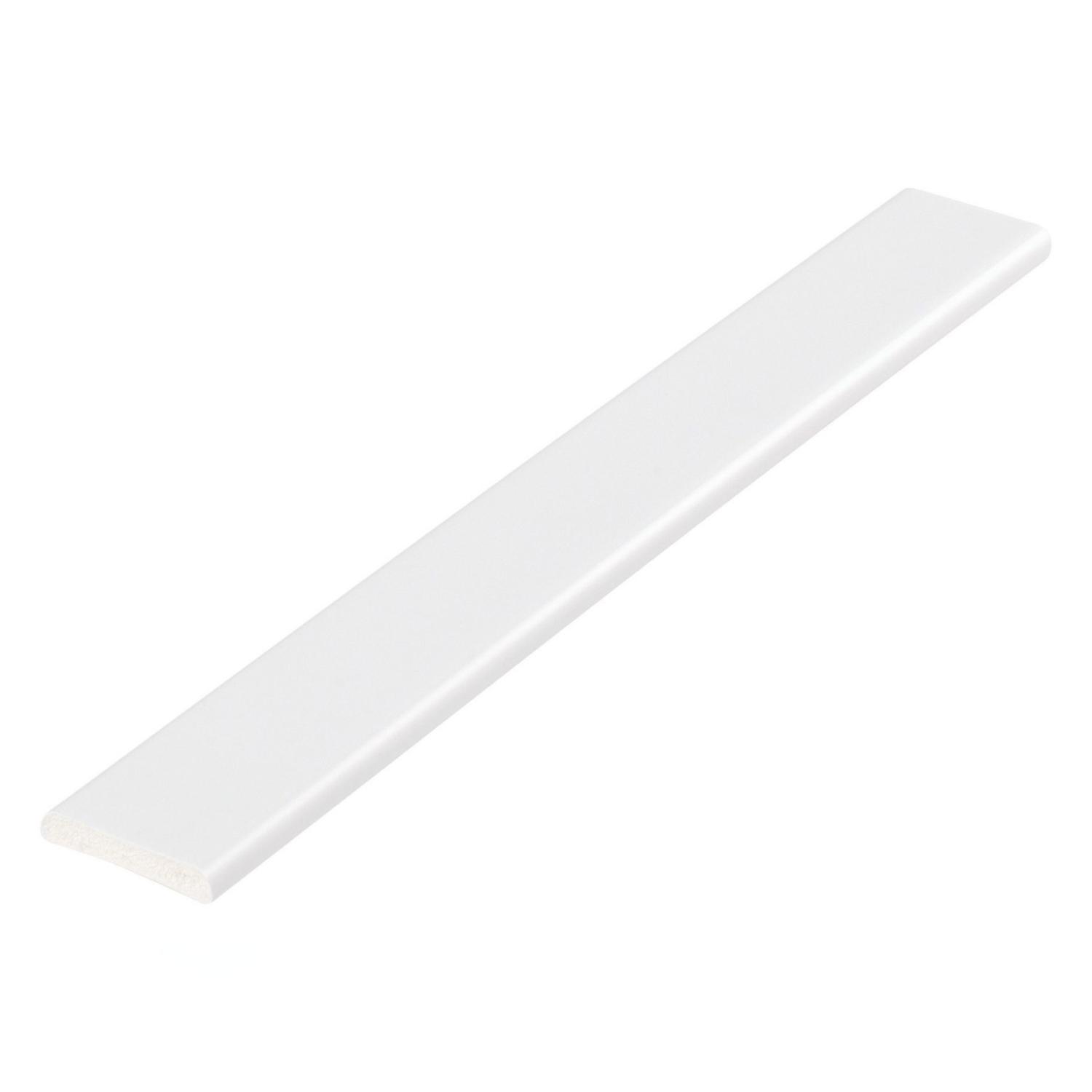 25mm D-Mould x 5m White